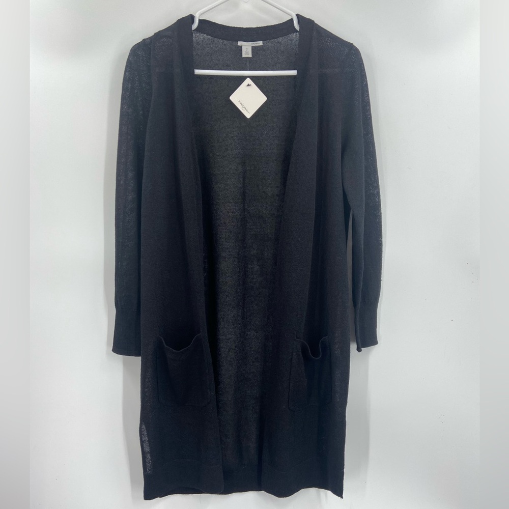 NWT Halogen Open Front Cardigan Linen‎ Blend XS